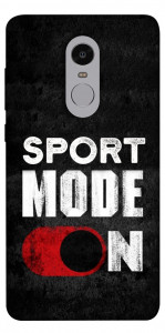 Чехол Sport mode on для Xiaomi Redmi Note 4 (Snapdragon)
