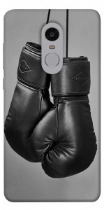 Чехол Черные боксерские перчатки для Xiaomi Redmi Note 4X