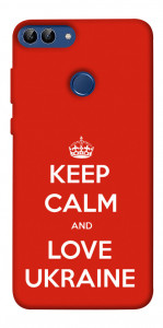 Чохол Keep calm and love Ukraine для Huawei Enjoy 7S