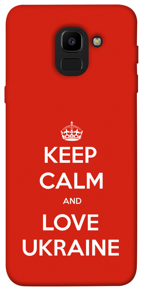 

Чохол Keep calm and love Ukraine для Galaxy J6 (2018) 1518966