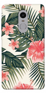 Чехол Tropic flowers для Xiaomi Redmi Note 4X