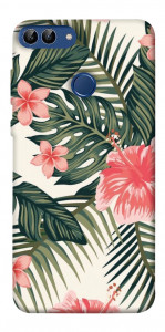 Чехол Tropic flowers для Huawei Enjoy 7S