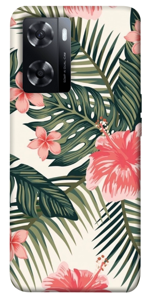 Чохол Tropic flowers для Oppo A57s