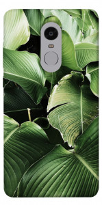 Чехол Тропическая листва для Xiaomi Redmi Note 4 (Snapdragon)
