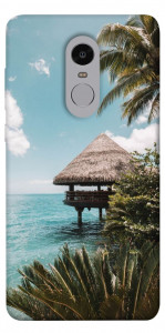 Чехол Тропический остров для Xiaomi Redmi Note 4 (Snapdragon)