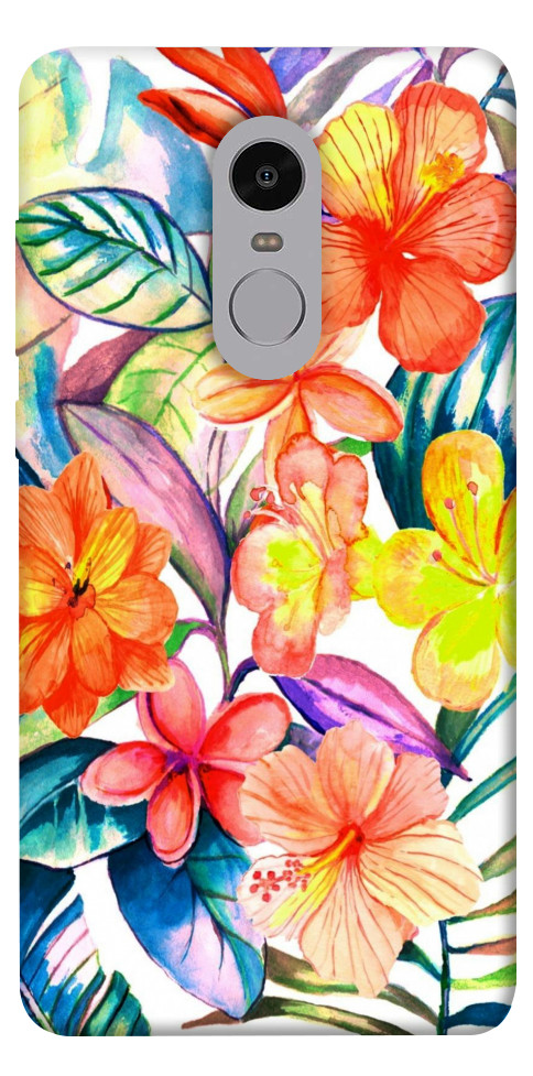 

Чехол Цветочный коктейль для Xiaomi Redmi Note 4 (Snapdragon) 1519392