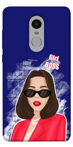 Чехол Girl boss для Xiaomi Redmi Note 4 (Snapdragon)