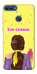 Чехол Ice cream girl для Huawei Enjoy 7S