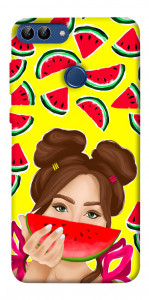 Чехол Watermelon girl для Huawei P smart