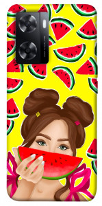 Чехол Watermelon girl для Oppo A57s