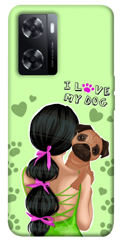 Чохол Love my dog для Oppo A57s