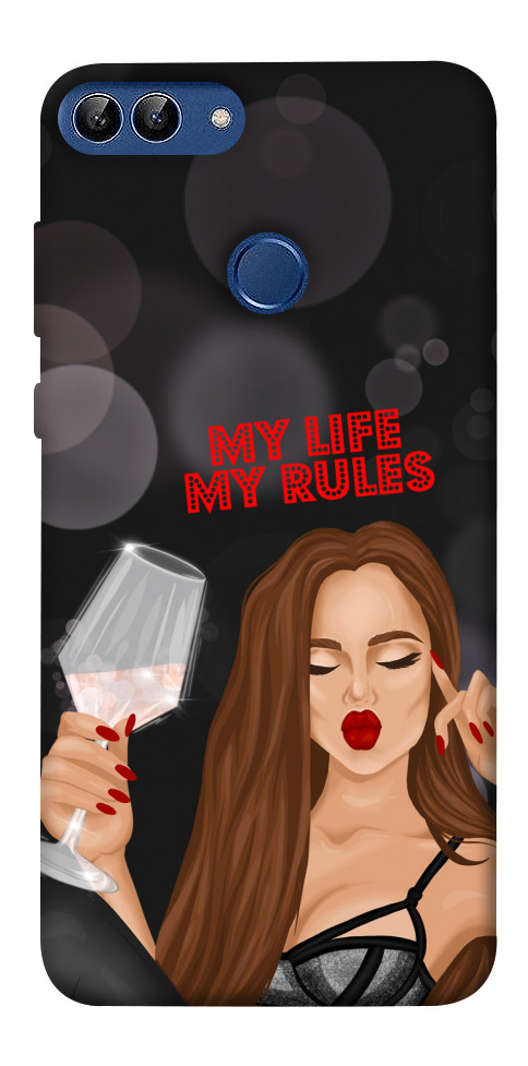 Чехол My life my rules для Huawei P Smart