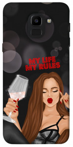 Чехол My life my rules для Galaxy J6 (2018)