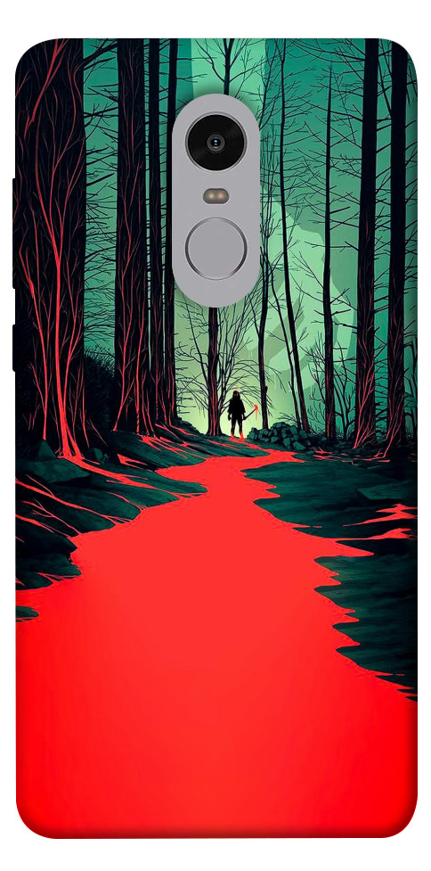 Чехол Зловещий лес для Xiaomi Redmi Note 4X