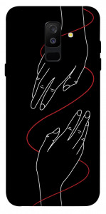 Чехол Плетение рук для Galaxy A6 Plus (2018)