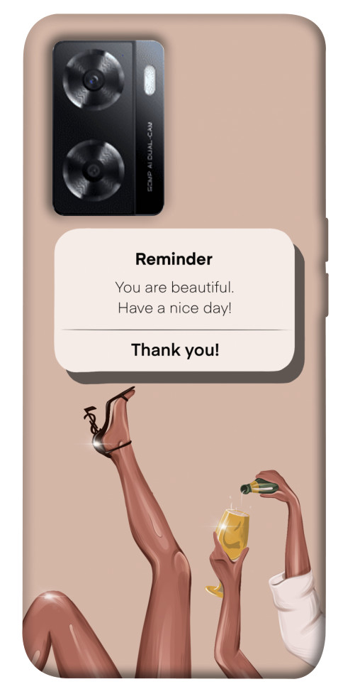 

Чехол Beautiful reminder для Oppo A57s 1519910