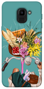 Чехол Весенние цветы для Galaxy J6 (2018)