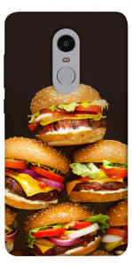 Чехол Сочные бургеры для Xiaomi Redmi Note 4 (Snapdragon)