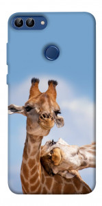Чохол Милі жирафи для Huawei Enjoy 7S