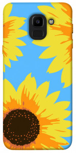 Чехол Sunflower mood для Galaxy J6 (2018)
