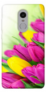 Чехол Красочные тюльпаны для Xiaomi Redmi Note 4 (Snapdragon)