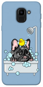 Чехол Dog in shower для Galaxy J6 (2018)