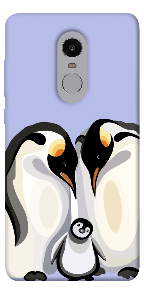 Чохол Penguin family для Xiaomi Redmi Note 4X