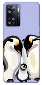 Чохол Penguin family для Oppo A57s