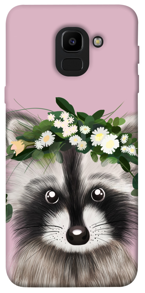 

Чехол Raccoon in flowers для Galaxy J6 (2018) 1520347