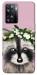 Чохол Raccoon in flowers для Oppo A57s