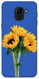 Чехол Bouquet of sunflowers для Galaxy J6 (2018)