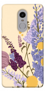 Чехол Flowers art для Xiaomi Redmi Note 4 (Snapdragon)