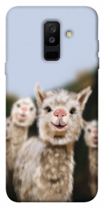 Чехол Funny llamas для Galaxy A6 Plus (2018)