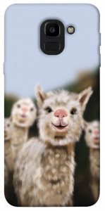 Чехол Funny llamas для Galaxy J6 (2018)