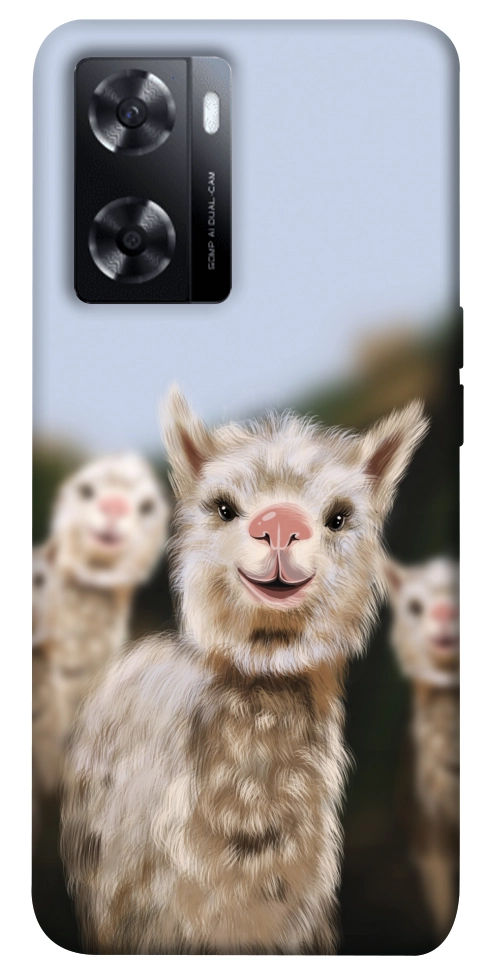 Чехол Funny llamas для Oppo A57s