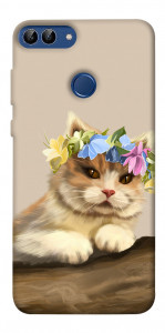 Чохол Cat in flowers для Huawei P smart