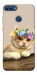 Чохол Cat in flowers для Huawei P Smart