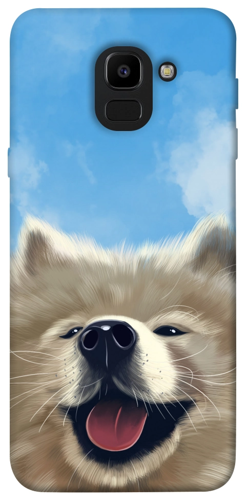 Чехол Samoyed husky для Galaxy J6 (2018)