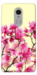 Чехол Цветы сакуры для Xiaomi Redmi Note 4 (Snapdragon)