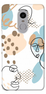 Чехол Face pattern для Xiaomi Redmi Note 4 (Snapdragon)