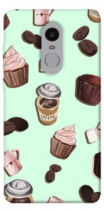 Чехол Coffee and sweets для Xiaomi Redmi Note 4 (Snapdragon)