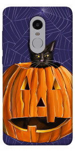 Чехол Cat and pumpkin для Xiaomi Redmi Note 4 (Snapdragon)