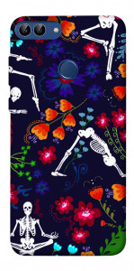 Чехол Yoga skeletons для Huawei P smart