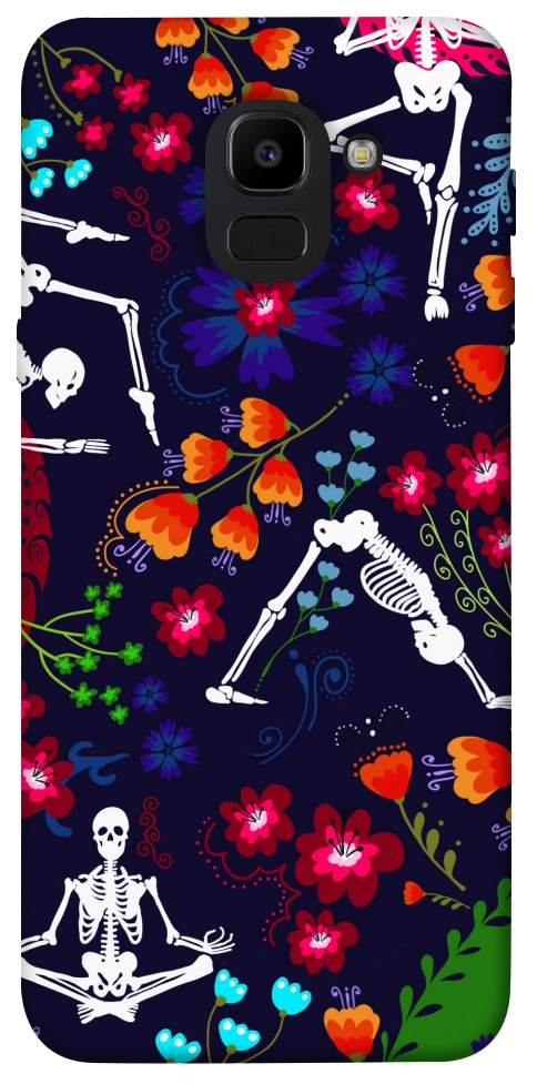 Чохол Yoga skeletons для Galaxy J6 (2018)