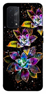 Чохол Flowers on black для Oppo A54 5G