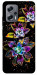 Чехол Flowers on black для Xiaomi Poco X4 GT