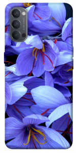 Чехол Фиолетовый сад для Oppo Reno 4