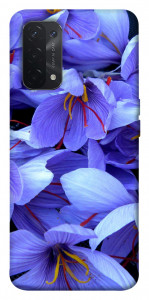 Чехол Фиолетовый сад для Oppo A74 5G