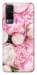 Чехол Pink peonies для Vivo Y31