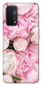 Чохол Pink peonies для Oppo A74 5G